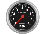 Sport-Comp 3-3/8" In-Dash Tachometer 8,000 RPM