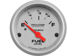 Autometer 4314 Ultra-Lite 2-1/16" Electrical 0-90 Ohm Short Sweep Fuel Level Gauge