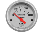 Autometer 4327 Ultra-Lite 2-1/16" Electrical 0-100 PSI Oil Pressure Gauge With Sending Unit
