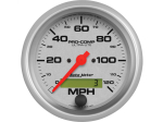 Autometer 4487 Ultra-Lite 3-3/8" Hall Effect Electronic 120 MPH Speedometer With Odometer And Trip