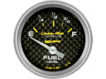 Carbon Fiber 2-1/16" Short Sweep Electric Gauges Fuel Level (0 ? Empty/90 ? Full)