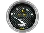 Carbon Fiber 2-5/8" Short Sweep Electric Gauges Fuel Level (0 ? Empty/90 ? Full)