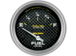 Carbon Fiber 2-5/8" Short Sweep Electric Gauges Fuel Level (240 ? Empty/33 ? Full)