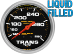 Pro-Comp 2-5/8" Liquid Filled Full Sweep Mechanical Gauges Transmission Temperature 140°F - 280°F