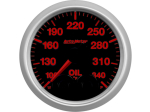 Autometer 5640 Elite Color Changing LED 2-1/16" Electric Stepper Motor 100-340F Oil Temp Gauge