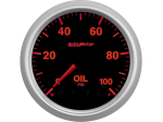 Autometer 5652 Elite Color Changing LED 2-1/16" Electric Stepper Motor 0-100 PSI Oil Pressure Gauge