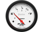 Phantom 2-5/8" Short Sweep Electric Gauges Fuel Level (0 ? Empty/90 ? Full)