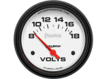 Phantom 2-5/8" Short Sweep Electric Gauges Voltmeter 8-18 Volts