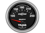 Autometer 7657 Sport-Comp II 2-5/8" Electric 100-250 Degree Transmission Temp Gauge With Sender