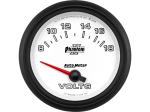 Phantom II 2-5/8" Short Sweep Electric Gauges Voltmeter 8-18 Volts