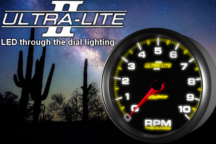 Autometer Ultra-Lite II LED through-the-dial lighting