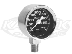 Marshall KAR00400D Dry Mechanical Pressure Gauge 0-400 PSI 1/8" NPT Pipe Thread Male Fitting