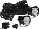 Baja Designs 38-7806 White S1 LED Work Scene Auxiliary Pod Lights Set With Wiring Harness