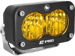 Baja Designs 48-0015 Amber S2 Pro LED Wide Cornering Beam Pattern Auxiliary Pod Light Only W/ Brkt