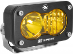 Baja Designs 54-0013 Amber S2 Sport LED Driving/Spot Combo Auxiliary Pod Light Only W/ Mounting Brkt
