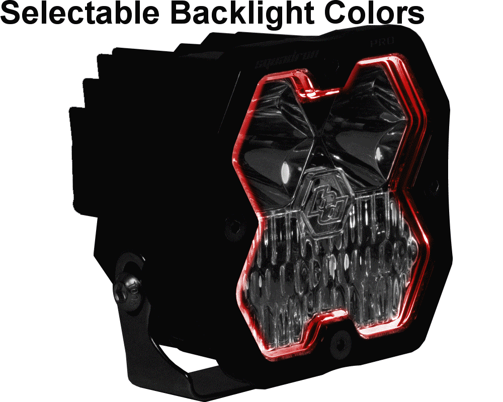 Baja Designs Squadron Pro 2.0 selectable backlight colors