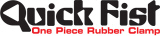 quickfist one piece rubber clamps logo