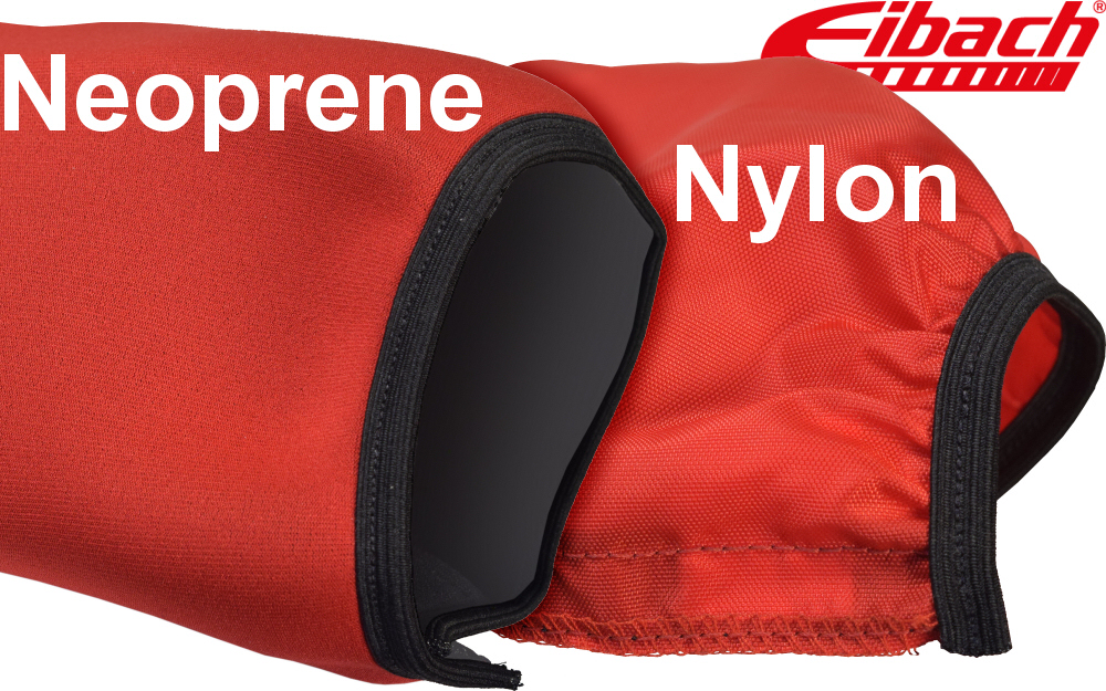 Eibach spring bags neoprene synthetic rubber versus nylon
