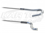EMPI 00-4863-7 Universal 1.5mm Thick Throttle Cable 15 Feet Long With VW Style Dog Leg And Hook