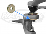 Camber Eccentric Adjuster Washers For Upper Ball Joints On 1966-1977 Std Beetle Ball Joint Front End