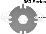 Fox Shocks 053-04-160 Compression Valving Bleed Shims 0.115" Slots 0.004" Thick 1.600" OD 0.504" ID