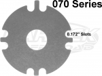 Fox Shocks 070-06-180 Compression Valving Bleed Shims 0.172" Slots 0.006" Thick 1.800" OD 0.504" ID