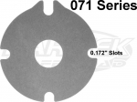 Fox Shocks 071-04-180 Compression Valving Bleed Shims 0.172" Slots 0.004" Thick 1.800" OD 0.504" ID