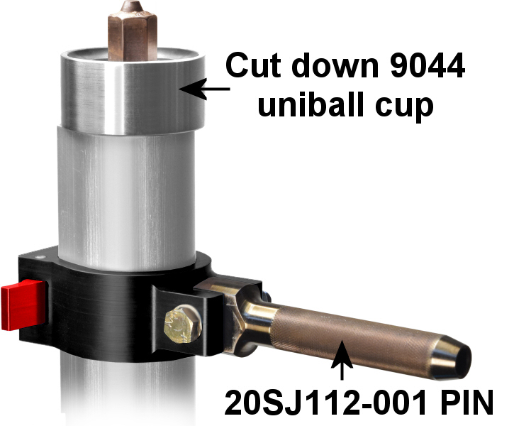 King Shocks SJ-2002 black anodized 2 inch diameter screw jacks optional accessories