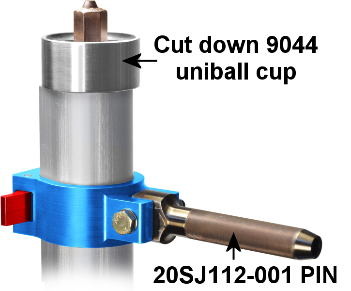 King Shocks SJ-2002 blue anodized 2 inch diameter screw jacks optional accessories