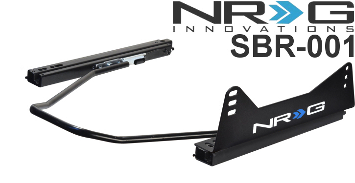 NRG Innovations SBR-001 towel bar style adjustable seat slider mounts brackets tracks with fiberglass seat side mounts