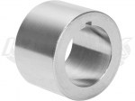 Peterson Fluid Systems 05-0744 Aluminum 1/8" Keyed Mandrel Spacer 1" Inside 1-1/2" Outside 1" Tall