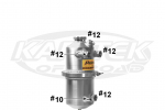 Peterson Fluid Systems 08-0004 Standard 1-1/2 Gallon 6" x 15-1/2" Dry Sump Oil Tank With Dual Inlets