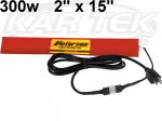 Peterson Fluid Systems 08-0301 Detachable Cord 300 Watt 2" Tall 15" Wide 110 Volt Heating Pad