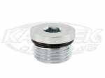 Peterson Fluid Systems 08-0505 AN #12 Steel 1-1/16"-12 Thread Male O-Ring Port Dry Sump Drain Plugs