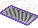 Peterson Fluid Systems 08-1900 Replacement 100 Micron 4-1/8" x 7-5/8" Purple Dry Sump Oil Tank Flter
