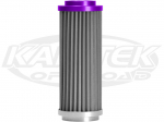 Peterson Fluid Systems 09-0414 Replacement Non Bypass 400 Series 100 Micron Stainless Filter Element