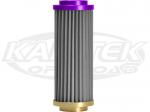 Peterson Fluid Systems 09-1440 Replacement Non Bypass 400 Series 100 Micron Stainless Filter Element