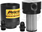 Peterson Fluid Systems 09-1708 DLM Dirt Late Model 60 Micron Canister Fuel Filter #8 ORB In / Outlet