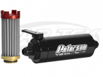 Peterson Fluid Systems 09-0602 Small 600 Series 45 Micron Fuel Filter With Shut-Off Valve #10 In/Out