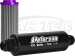 Peterson Fluid Systems 09-1436 Non Bypass 400 Series 100 Micron Fuel/Oil Filter #8 Inlet And Outlet