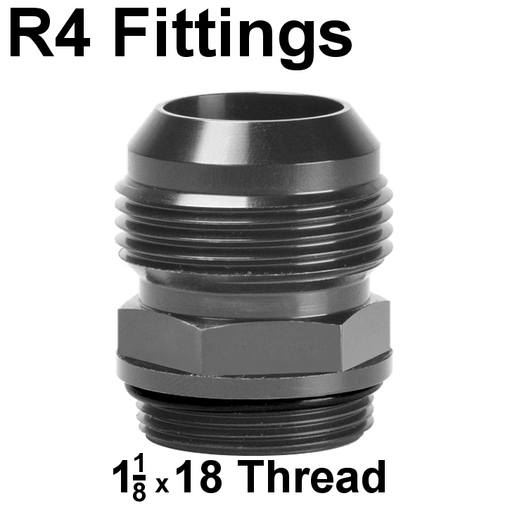 Peterson Fluid Systems R4 AN fittings