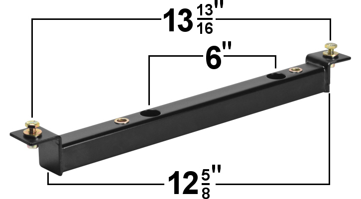 Simpson Race Products 115 Polaris RZR seat mounts for Simpsons Pro Sport or Vortex II offroad seats dimensions