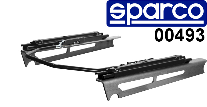 Sparco USA 00493 towel bar style adjustable seat slider mounts brackets tracks on Kartek Off-road weld on brackets