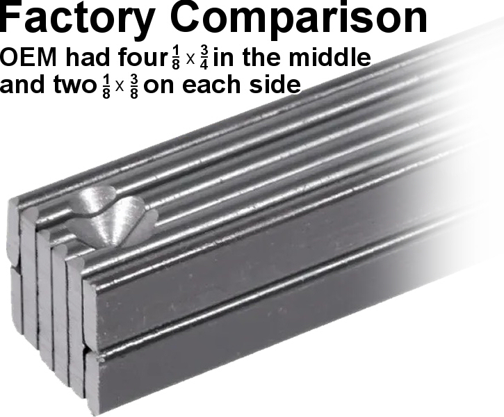 VW Volkswagen front king and link pin front axle beam leaf springs comparison