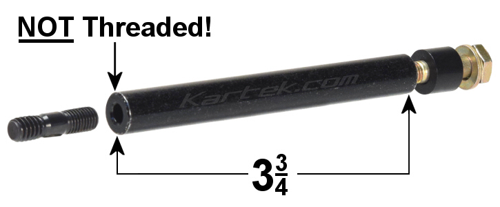 Tilton Racing 72-183 rear engine cut-to-length steel throttle cable extension