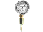 Wilwood 260-0966 Liquid Filled 0-1500 PSI Brake Pressure Gauge For 1/4-28 Bleeder Valves