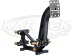 Wilwood 340-13831 Floor Mount Dual Brake Master Cylinder Pedal Assembly For Two Master Cylinders