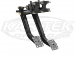Wilwood 340-13836 Uneven Reverse Swinging Dual Brake Master Cylinder And Clutch Pedal Assembly