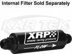 XRP 7106AN 71 Series Fuel Or Oil Filter Housing AN #6 Inlet And Outlet - FILTER SOLD SEPARATELY