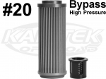 XRP 714045RVHP Replacement High Pressure Bypass 71 or 72 Series 45 Micron Stainless Filter Element